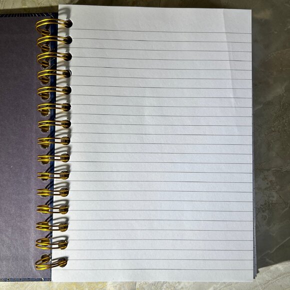 Written in the Stars Gold Foil Celestial Spiral Notebook 5x7 New - Picture 2 of 2